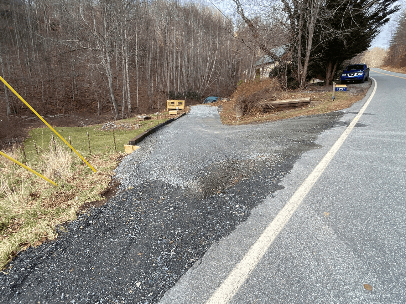 Mountain creek forest campsite Watauga County NC